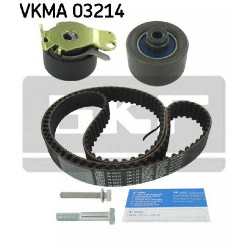 VKMA 03214 SKF Комплект (ремінь+ролики)